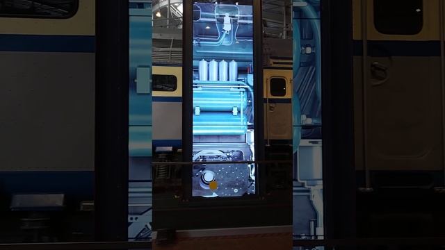 "Рентген" тепловоза в Музее железных дорог России в Санкт-Петербурге (19.02.2023) смотреть онлайн