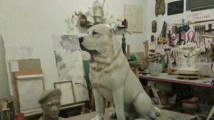 В МАСТЕРСКОЙ СКУЛЬПТОРА АННЫ ШУМАКОВОЙ