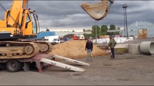 Аренда трала СПб, перевозка негабаритных грузов