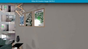 Обои AS Creation Hygge 36379-3 в интерьере. визуализация и фото.