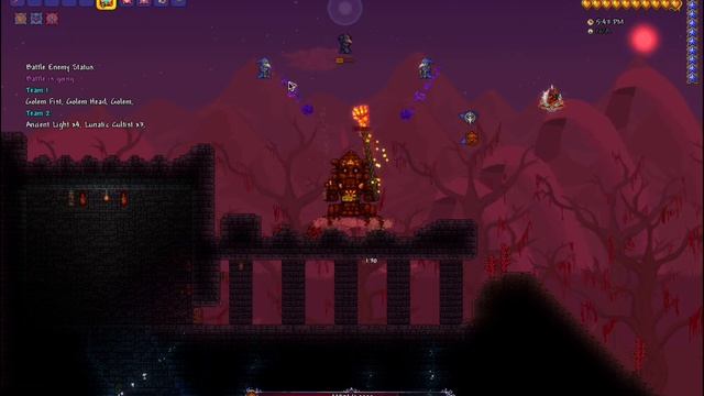 Golem Vs All Bosses  Terraria
