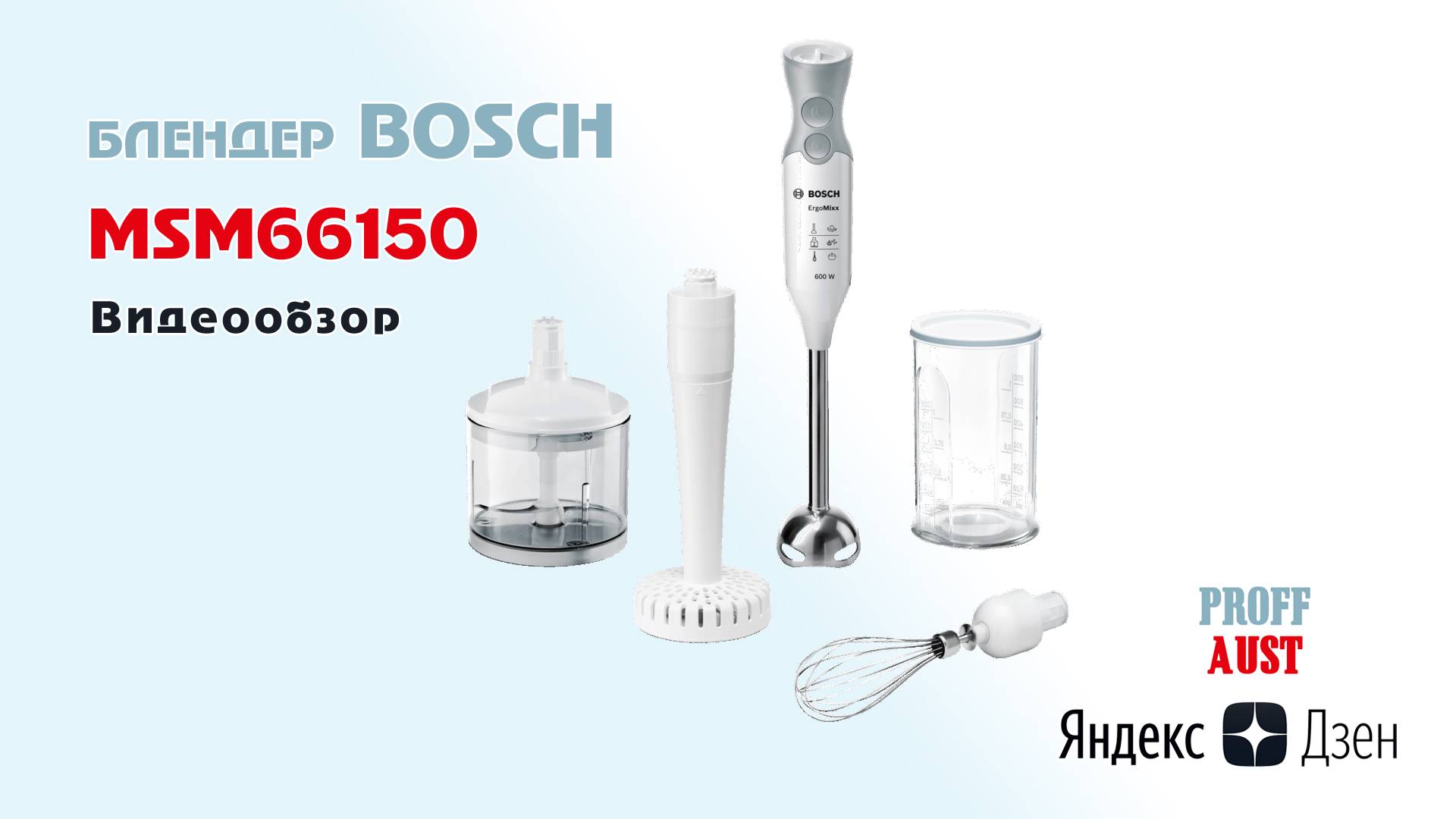 Обзор блендера Bosch MSM 66150 RU