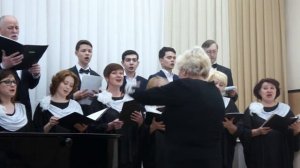 Камерный хор - С. Баневич "На тихой дудочке любви"