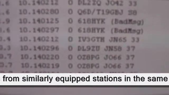 Amateur Radio WSPR 'whisper' software смотреть онлайн