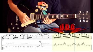 U.D.O. – Heart Of Gold Solo. Guitar Tabs.