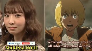 Armin Voice Actor / Marina Inoue / Attack on Titan / Japanese Seiyuu