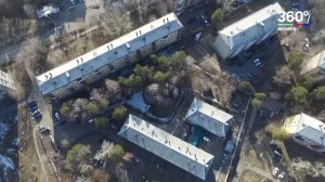 Ангарск с высоты птичьего полета 13 мкр.