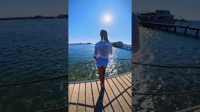 Kairaba Aqua Mondo Resort ПИРС У ОТЕЛЯ  #funny #tiktok #египет  #хургада #insta360  #short  #trend