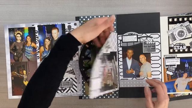 Scrapbook Flip Pages: NYC Madame Tussauds Interactive Layout смотреть онлайн