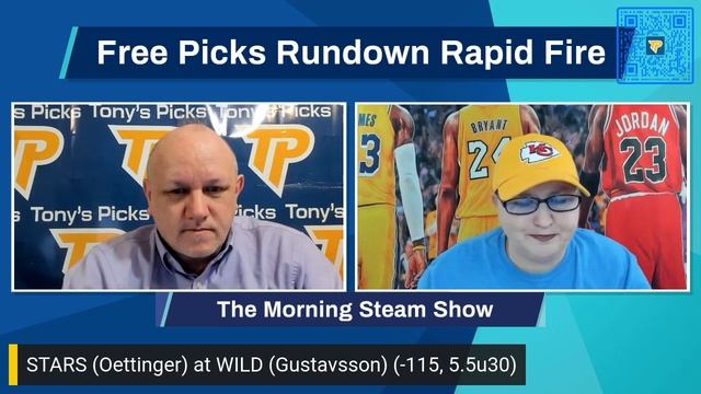 Dallas Stars vs Minnesota Wild 4/28/2023 FREE NHL Picks and Predictions on Morning Steam Show
