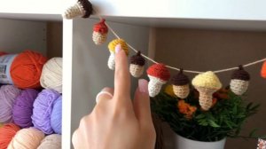 Вязаные Тыквы  Связала Много грибочков Украшаю интерьер