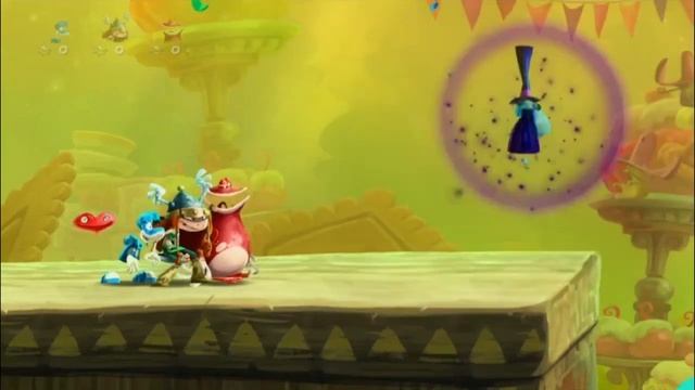 Rayman legends _ прохождение часть 6 _ Белка, Monster и Перчик