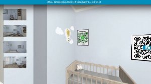 Обои GranDeco Jack N Rose New LL-04-04-8 в интерьере. Визуализация и фото.