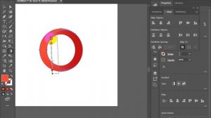 how to create opera mini logo | How to make opera logo in illustrator