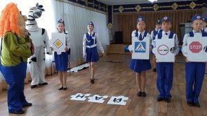 ЮИД "Крутой вираж" КГУ "Урицкая школа-лицей " Агитбригада "25 лет областному ЮИД"