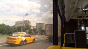 Поездка на троллейбусе СВАРЗ-МАЗ-6235.00 №3808 №70 Братцево-Белорусский вокзал