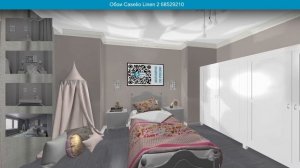 Обои Caselio Linen 2 68529210 в интерьере. визуализация и фото.