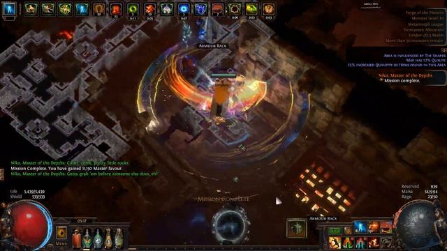Berserker Impale Cyclone Build - Phoenix run [30Mil DPS] смотреть онлайн