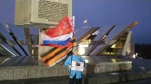 Флаг СССР реет над Минском Белоруссия 20 12 19 г