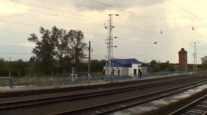 Прибытие в Тайшет вид из окна поезда