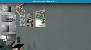 Обои AS Creation Hygge 36381-4 в интерьере. визуализация и фото.