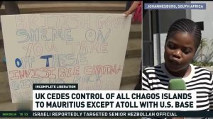 UK cedes control of all Chagos Islands to Mauritius except for atoll with US base (04.10.2024)