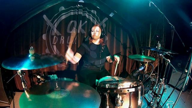 Dark Tranquillity "Atoma" (Drum cover by Оля Баранова)