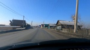 Дорога на г. Томск через г. Мариинск март 2022г