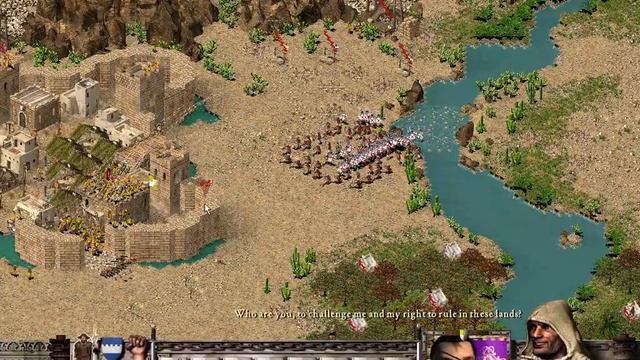 Stronghold Crusader | 05.The Arabian Adventure 1138 A D - 1 vs 3 Victory March смотреть онлайн