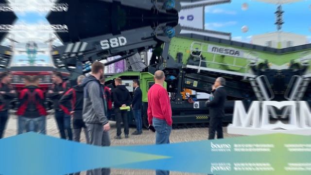 Review the wonderful performance of Mesda at Bauma 2022 in Germany смотреть онлайн