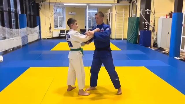Отработка для сдачи на жёлтый пояс дзюдо