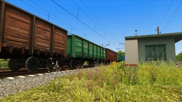 ВЛ82-006 с порожняком ● реальные звуки ● Train Simulator 2019 смотреть онлайн