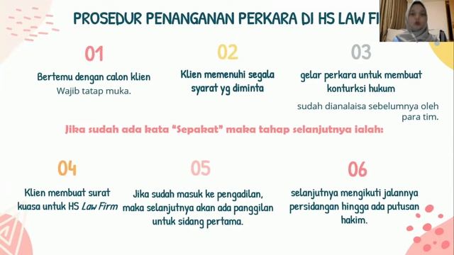 PROSES PENANGANAN PERKARA DI HS LAW FIRM | XERIL GHAISANI P. (10010218017) смотреть онлайн