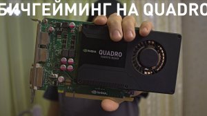 Бичгейминг на Nvidia Quadro, играем на старых Nvidia Quadro.