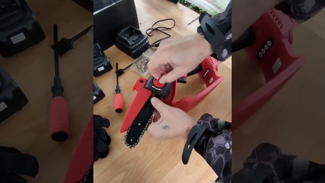 аккумуляторная цепная пила WOSAI смотреть онлайн