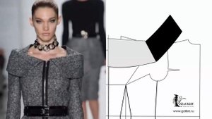 Декольте, воротник, складка.  Моделирование с Галией Злачевской.