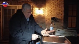 Утка в духовке,шашлык,люля кебаб и ящик вискаря