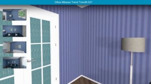 Обои Milassa Trend Trend9-021  в интерьере. визуализация и фото.