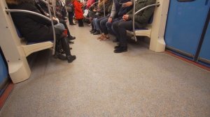 Russia, Moscow, Metro ride from Семёновская to Партизанская