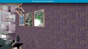 Обои Milassa Trend Trend6-007  в интерьере. визуализация и фото.