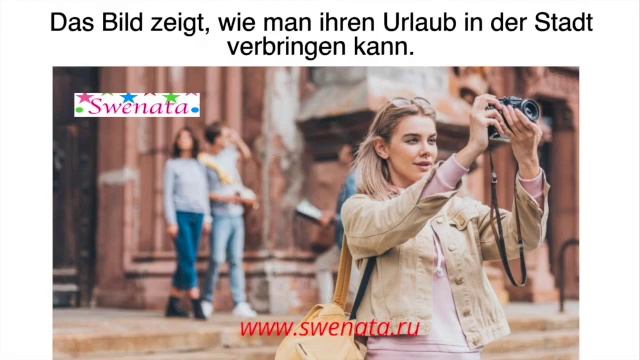 Urlaub in der Stadt I Bildbeschreibung I DTZ Mündliche Prüfung A2 - B1 смотреть онлайн