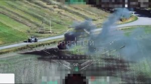 Полное видео боя, когда два Русских БТР-82А расстреляли колонну украинских боевиков..