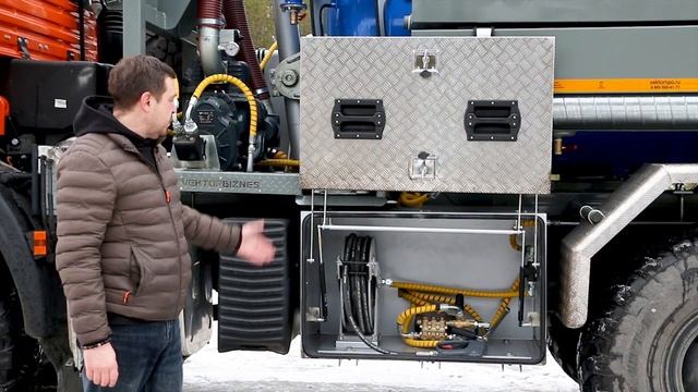 Нововведения в серийной модели илососа МВС-10 КАМАЗ-43118