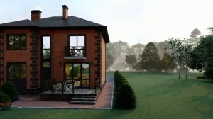 Проект двухэтажного коттеджа 138 кв.м.