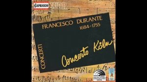 Francesco Durante - Concerto No. 1 in F minor, 3