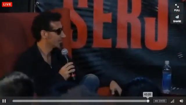 Serj Tankian Live Q+A  Monday, July 9, 2012