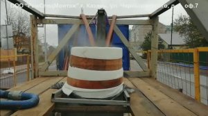 2020г. Восстановление повреждённого участка трубы, коллектор Ду600мм методом полимерного рукава