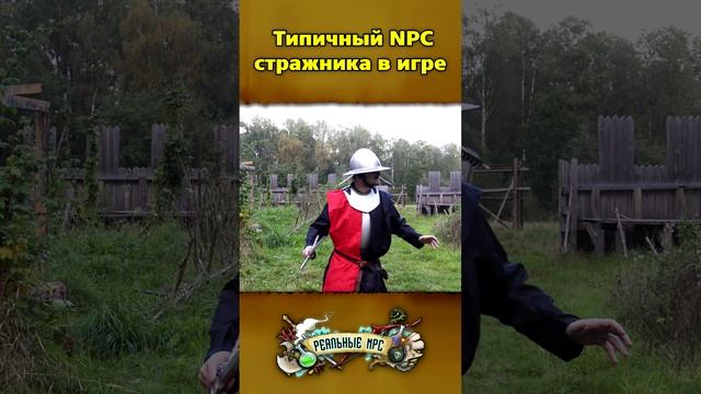 Типичный NPC стражника в игре. / Реальные NPC