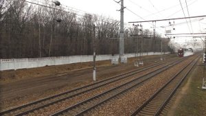 Паровозы П36-0120 и П36-0027 с туристическим поездом, ст. Подмосковная