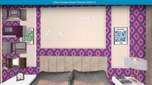 Обои Andrea Rossi Procida 54261-6 в интерьере. Визуализация и фото.